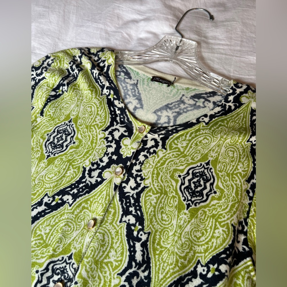 J. McLaughlin size med sweater slightly used and in excellent condition.